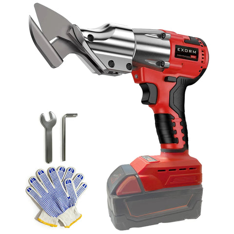 Cordless Brushless Sheet Metal Shear Built For Pros, Milwaukee M18 Battery Compatible, 360 Degree Pivoting Head, 14 GA Cutting Capacity