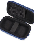 Rugged Protective Case For Bosch GLM100-23 100ft Laser Measure With Backlit Display, blue PEVA semi-hard shell case with mesh pocket