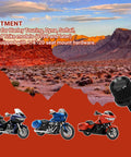 Badass Carbon Fiber 1/4 Inch Motorcycle Seat Bolts knurled quick release shown with Harley Touring Dyna Softail models.
