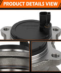 Detailed view of a Rear Wheel Hub Bearing Assembly With ABS For Ford Focus 2012 2013 2014 2015 2016 2017 2018 5 Lug Left Or Right