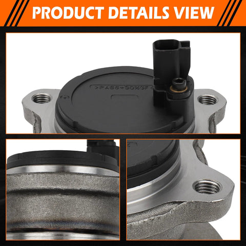 Detailed view of a Rear Wheel Hub Bearing Assembly With ABS For Ford Focus 2012 2013 2014 2015 2016 2017 2018 5 Lug Left Or Right