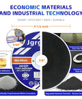 Product features of 4-1/2 Inch Cut Off Wheels Kit, 100 Pack For Angle Grinders, Metal And Stainless Steel Cutting Discs, 0.045 Inch Thick, Seven Eighths Inch Arbor