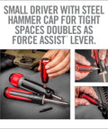 Hands using Pro Grade Gunsmithing Torque Kit With 83 Bit Set Magnetic Bit Driver And LED Screwdriver for gun maintenance