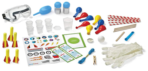 Take Flight Science Lab Kit For Kids Ages 5 To 7 18 Hands-On STEM Activities, Foam Rockets, Weather And Rocketry Experiments, Easy Lab Guide