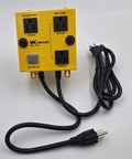 Certified Safe Wall Switch Box Utilizing Legit UL And CSA Ratings For Smooth Auto Off And On Modes. Yellow, dual power ports, plug-in design.