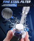 Fine steel filter of a Cordless Handheld Car Vacuum Cleaner 15000 Pa High Power With Brushless Motor And Blower