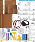 Heat Press Pillow Bundle Tools Kit With 4 Transfer Pillows, T Shirt Rulers, Gloves, Teflon Sheets, Tape, Sublimation Accessories