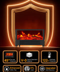 Small Space Heater With Realistic Volcanic Flame Ambiance For A Cozy Vibe 600W Portable Desk Heater With Safety Features