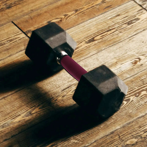 Two Pack Neoprene Dumbbell Handle Covers For Pull Up Bars And Barbells Secure Grip Bar Pad Cushions For Weightlifting Gym
