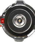 Top view of Safety Release Radiator Cap With Lever For Precise Pressure Control No Fuss Works With Or Without Coolant Recovery Systems