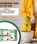 High Expansion Coco Coir Bricks 5 Pack 650g Each Peat Free Coconut Coir Low EC And pH Balanced Washed And Buffered