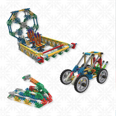 70 Model Building Set With 705 Pieces For STEM Learning And Creative Play, Ages 7 And Up, Amazon Exclusive Craft Kit For Endless Builds And Hands On Engineering Fun, with car and Ferris wheel models