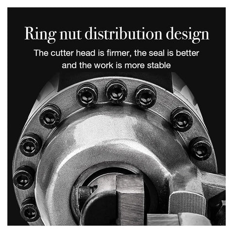 Ring nut design of Automatic Hydraulic Rebar Cutter for Four to Twenty Millimeters Steel Bars Electric Rope Cutter Tool