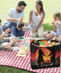 Family enjoying picnic with All Day Chill Insulated Cooler Tote With Leak Proof Seal Large Capacity For Shopping Picnics Beach Travel