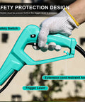 Safety handle of Electric Rototiller Garden Tiller With 12 Inch Tilling Width And 8 Inch Cutting Depth, 10.5 Amp Cultivator.