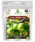 Guava Growth Food Organic Fertilizer For Fast Growth And Heavy Fruiting 200 G With Nitrogen Phosphorus Potassium And Microorganisms For Big Yields In Your Home Garden, zip lock pouch