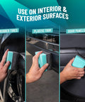 Wonder Wave Durafoam Tire Shine Applicator Pads used on rubber tires, plastic trim, and door panels for detailing.