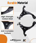 14 Piece Beefed Up Front Suspension Kit For Hyundai Elantra 2007 2012 With Front Lower Control Arms shown in durable material
