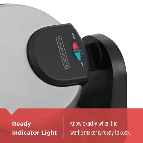 Four Slice Belgian Waffle Maker With Flip Feature For Evenly Cooked Waffles Cool Touch Locking Handle Ready Indicator Light