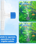 Pro Grade T Shaped Aquarium Air Valve Set 10 Pcs For Three Sixteenths Inch Inner Diameter Airline Tubing in use in aquariums