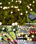 Solar Garden Lights Outdoor 4 Pack Swaying LED Fairy Lights Waterproof For Yard Pathway Patio Transform Your Garden
