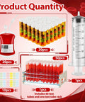 Epic Nursing Graduation Party Supplies Kit 102 Pcs Includes Blood Bag Drink Pouches Empty Pill Bottles 50 Test Tubes with Caps