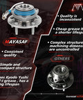 Comparison of Single Front Wheel Hub Bearing Assembly 513121 Mayasaf vs other brands with quality features highlighted