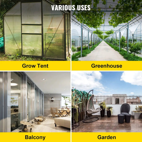 Various uses for DWC Deep Water Culture Hydroponic System For Indoor Outdoor Leafy Greens With 8 Buckets shown in garden setups