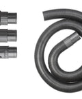 7 Foot Hose With Adapters For 2.5 Inch Wet Dry Vacuum Hose Systems Includes Friction Fit Secure Fit And Screw On Adapters