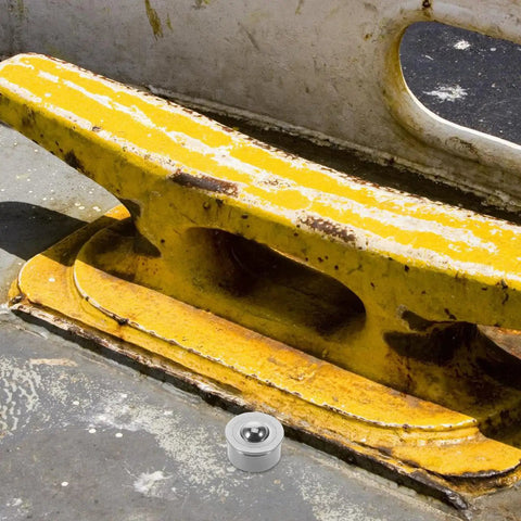 Built Tough Universal Ball Transfer Unit With Premium 440C Steel Rollers And Rust Resistant Stainless Steel Base For Slick Runnin Load Movement In Industrial Material Handling Systems