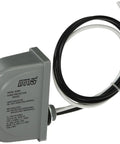 HVAC Surge Protector With Weatherproof Enclosure And LED Status Indicator, Type 1 And Type 2 Installations shown in profile view.