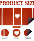 Baseball Batting Mat 10 Ft By 3.8 Ft Inlaid Home Plate Turf Hitting Mat With Carry Strap Non Slip Backing For Cage Indoor Or Outdoor Use Regulation Size For Left Or Right Handed Batters Brown showing product size and features.