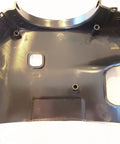 Black plastic steering column shroud cover for tilt steering, fits 1999–2002 Silverado (front view)