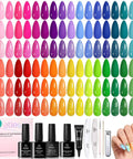 36 Colors Gel Nail Polish Set With Base Coat Top Coat Matte And Glitter Top Coat Soak Off UV Gel Nail Polish Kit For DIY Nails
