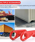 Heavy Duty Lifting Hooks For Shipping Containers With Clear Left And Right Safety Guidance Forged Steel