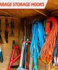 20 Pack Heavy Duty Garage Hooks Solid Steel Wall Mount Hangers With Anti Slip Coating for hanging tools in garage