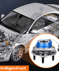 Front Wheel Bearing And Hub Assembly 513121 fits Buick Rendezvous 2007 with diagram showing mounting position