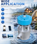 Portable Micro Hydroelectric Generator 1000W Off Grid Power 110V/220V Aluminum Alloy Water Turbine next to outdoor applications