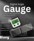 Digital Angle Gauge And Finder For Table Saw And Miter Saw With Magnetic Backlight Ultra Precise 0.1 Degree Resolution Display
