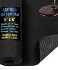 Oil Spill Mat For Garage Floor 60 By 72 Inches Waterproof Under Car Protector Heavy Duty Washable Oil Change Mat Spillproof