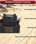 35A waterproof ESC from 2430 7200KV Brushless Motor And 35A ESC Combo Waterproof Sensorless Power Pack For 1/16 And 1/14 RC Cars And Trucks