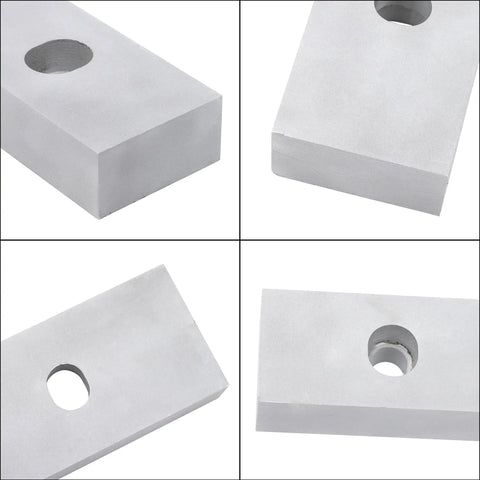 Rock Solid Aluminum Machine Vise Soft Jaws Pair Hard Anodized Coating 8 X 2 X 1 Inches CNC Precision Machinable Workholding Built To Last With Killer Grip And Flawless Finish