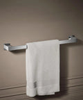 Honesty 24 Inch Towel Bar In Polished Chrome For A Slick Bathroom Upgrade, Durable Stainless Look, towel hanging over bar