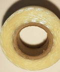 Top view of a roll of Two Inch By Zero Point Zero One Five Inch By One Hundred Foot Urethane Die Protection Film for press brake jobs.