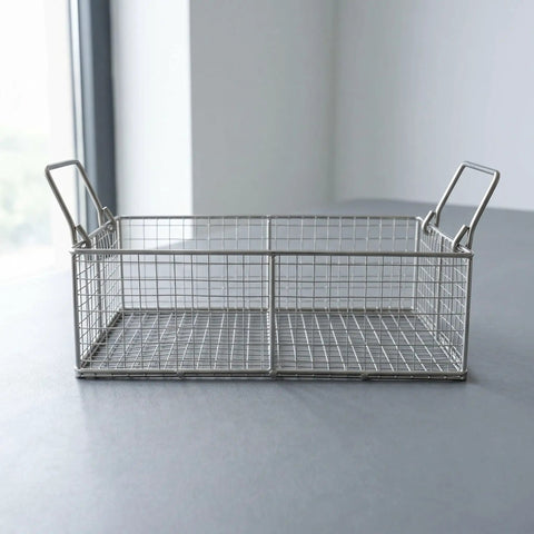 Ultrasonic Cleaning Basket For Delicate Gear And Jewelry Stainless Steel Lab Accessory That Keeps Small Parts Secure Boosts Fluid Circulation And Prevents Tangles In Watch Parts Jewelry Pieces And Tiny Tools, stainless mesh tray with handles