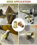Badass M6 Rivet Nuts Flat Head Threaded Inserts Knurled Zinc Plated Carbon Steel Metric Nutserts displayed in various applications.