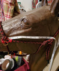Sliding Ring Rope Halter For Horse Training All Ages And Types Keeps Your Halter From Twisting And Helps Teach The Basics in use