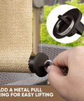 Weatherproof Sun Shade Bungee Kit With End Caps For Exterior Roller Shades And Outdoor Blinds Includes 4 Bungee Tie Downs 4 Receivers