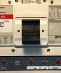 Built Tough Hld3500 Circuit Breaker Features 3500 Amp Rating And Nema L Frame Series C Design, front view with controls.
