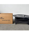 37 Inch Fire Pit Surround Tabletop For Solo Stove Bonfire Ranger 2.0 With Circular Safety Barrier And Heat Insulation Base